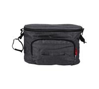 FRCOLOR Stroller Organizer Bag with Insulated Cup Holder Durable Multi Purpose Storage for Pushchairs and Prams Keep Your Essentials Organized and Accessible