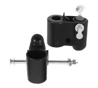 FRCOLOR Stroller Wheel Axle Connector 2pcs for Versatile Fitment and Extending Product Life with 2.6/1.5cm Hole Diameter, Plastic Pram Wheel Attachment for DIY Buggy and Shopping Malls