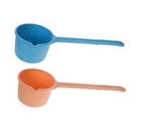 FRCOLOR Sturdy Plastic Ladle for Bath Shower Long Handle Water Scoop Home Multipurpose Watering Spoon