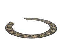 FRCOLOR Stylish Gold Acoustic Guitar Soundhole Sticker 105mm Plastic Inlay Decoration Unique 3d Art Design, Practical and Decorative for DIY Your Instrument Or Live Performance