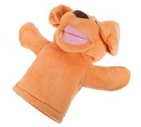 FRCOLOR Supple Plush Dog Hand Puppet with Movable Mouth for Interactive Storytelling Soft Animal Role Play for Motor Skills and Communication Development