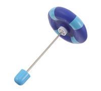 FRCOLOR Swimming Pool Temperature Gauge with Dual Scale, Floating Waterproof Thermometer for Fish Ponds and Tanks, 18 Cm Blue Design with Stainless Steel Probe and Easy Real-time Water