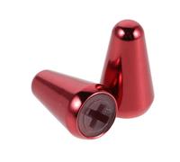 FRCOLOR Switch Toggle 2pcs Metal Tip Caps Cross Inner Core for 3/5 Way Resistant to Cracking and Prevents Accidental Switching Guitar Electric for Stage and Studio Use
