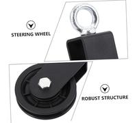 FRCOLOR Swivel Groove Wheel Pulley Bracket Aluminum Alloy Strength Training Accessory for Gym Cable Machine Smooth Traction Roller for Lifting Pulldown Bicep Curl Indoor Outdoor Fitness