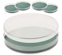 FRCOLOR Tcbs Agar Plates 5pcs 9cm Prepoured Nutrient Agar Petri Dishes for Microbial Culture Laboratory Experiment Supplies