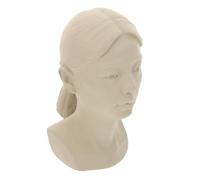 FRCOLOR Teen Girl Bust Sculpture for Sketch Teaching, Resin Drawing Model Bust, Art Student Sketch Training Statue for Life Drawing Practice