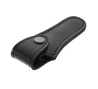 FRCOLOR Tender Horn Bag Lost Storage Pouch for Musical Instruments Lightweight Mouthpiece Cover with Button Closure for Keys Screws and Accessories Practical Black Design