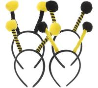 FRCOLOR Tentacle Hair Hoop 4pcs bee headband bee hair hoops bee party headband bee head bopper pom pom boppers bee party hair hoops tentacle hair bands headbands animal cloth decorate