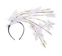 FRCOLOR Themed Butterfly Headband for Women Lightweight Simulated Flower Hair Accessory for Cosplay Parties and Photoshoots Unique present for