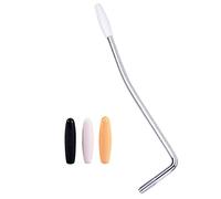 FRCOLOR Thread Guitar Tremolo Arm Whammy Bar with Caps for Electric Guitar Durable Chrome Finish Easy Installation for String Tension Adjustment and Enhanced Tremolo Effects