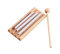 FRCOLOR Three Tone Chime Bell Meditation Chime Percussion Instrument for Boys and Girls