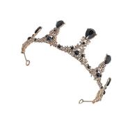 FRCOLOR Tiara Crystal Hair Decoration Baroque Style Birthday Headpiece for Women