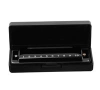 FRCOLOR Tone Harmonica for Beginners Stylish Metal Design Educational Musical Instrument for Adults Explore the Joy of Music
