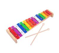 FRCOLOR Tone Wooden Xylophone Musical for Preschool Educational Percussion Instrument Hand Eye Coordination and Music Literacy Development Tool for Boys