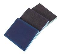 FRCOLOR Tool and Sponge Polishing 3pcs Set for Sanding Block Guitar Surface Protection, Portable Maintenance Fret Nut Practice Sessions