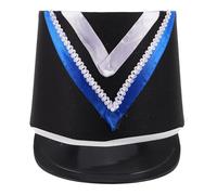 FRCOLOR Train Driver Hat Railroad Hat Authentic Railway Style Cloth and Plastic Lightweight Comfort Adjustable Adults Theatre Prop Parade