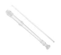 FRCOLOR Transparent Abs Recorder for Beginners Safe Plastic Musical Instrument for Childrens Learning and Practice Sound Wind Instrument for School and Home Use
