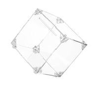 FRCOLOR Transparent Acrylic Money Storage Box for Adults Clear Piggy Bank with Openable Design Versatile Savings Jar for Cash Tips Donations and Budget Tracking