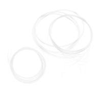 FRCOLOR Transparent Fishing Line and Flexible for Easy Eyewear Maintenance and Frame Fixing 3pcs with Metal Semi-Rim Frame Support for Eyeglasses Repair Kit