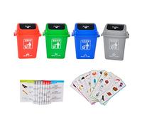 FRCOLOR Trash Sorting for Early Education Garbage Classify Plaything with Cards Environmental Awareness Game to Develop Patience and Response Skills Creative Learning Fun
