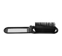 FRCOLOR Travel Hair Brush Mirror Small Folding Makeup Mirror Brush Mini Hair Comb for Women Portable Styling Accessory