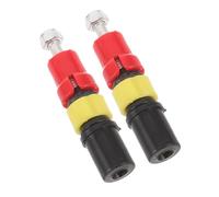 FRCOLOR Trekking Pole Replacement Expansion Tubes with Shock Absorbing Function 2pcs and Sturdy Plastic and Metal Accessories for 14mm Diameter for Hiking Poles for Challenging