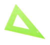 FRCOLOR Triangle Ruler for Blind People with Unique Tactile Design Durable Multi Functional Measuring and Drawing Tool Educational School Supplies for Home and