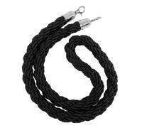 FRCOLOR Twisted Queue Management Rope with Hooks for Stanchion Posts Easy Installation Crowd Control Barrier for Hotels Theaters Grand Openings and Event Welcome Lines