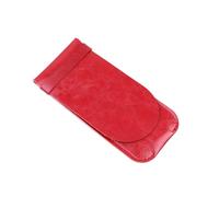 FRCOLOR Two Pack Leather Pen Protective Sleeve Cover Multi Pens Pouch 7.5x2x1.5inch Handmade Vintage Storage for School Students and Office Workers