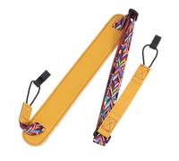 FRCOLOR Ukulele Strap Easy to Remove with Double J Hook Pu Leather Adjustable No Drill Design Comfortable Shoulder Belt for Christmas Or New Year
