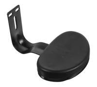 FRCOLOR Universal Electric Bicycle Backrest for Bike with Black Leather and Iron Frame, Easy to Clean and Reduces Fatigue, Suitable for Electric Bike Rear Seat Cushion
