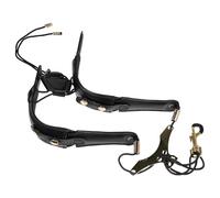 FRCOLOR Universal Padded Saxophone Shoulder Strap with Neck Support for Alto Tenor Baritone Sax - Adjustable Double Shoulder Harness for Student and Adult Sax Players