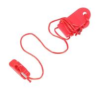 FRCOLOR Universal Treadmill Safety Key Replacement Protects User from Injury and Safety with Magnet for Running Machine Stop, Red Abs Material