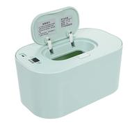FRCOLOR USB Wet Wipe Warmer and Heating Box for Babies Portable Thermostatic Tissue Heater with Lid Blue USB Powered Heater for Nursery Home and Travel Use