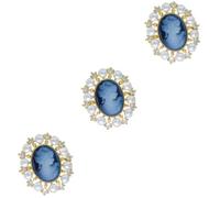 FRCOLOR Victorian Pearl Brooch Pin for Women Elegant Retro Lady Portrait Design for Weddings Engagements Anniversaries and Everyday Wear