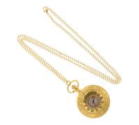 FRCOLOR Vintage Pocket Watch with Chain Retro Roman Numerals Design Durable and Material Timeless Accessory for Men Present for Special Occasions