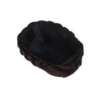 FRCOLOR Vintage Style Wig Bag for Braided Chignon Wig Hair Extensions Bun Hairpiece for Women Girls Random Color
