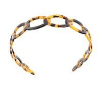 FRCOLOR Vintage Tortoise Shell Headband Non-slip Decorative Hairband for Women for Face Washing Daily Wear Parties and More Stylish Hair Accessory for All Occasions