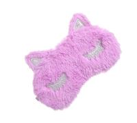 FRCOLOR Violet Plush Unicorn Sleep Mask Lightweight Comfortable Night Blindfold for Sleeping Travel Work Naps Elastic Strap Breathable Soft Eye Shade with No Pressure Design