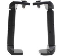 FRCOLOR Violin Chin Rest Screw 2pcs Rest Clamp for Violin 4/4 Violin Parts Reliable Performance Black Metal