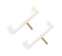 FRCOLOR Violin Shoulder Support Pads 2pcs Latex Replacement Claws for 4/4-3/4 Violins Non-slip Shoulder Rest Accessory for Orchestral String Instruments