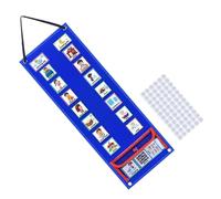 FRCOLOR Visual Schedule Chart with Cards DIY Daily Routine Chore Organizer Reusable Felt Learning Board for Preschool Special Education Family School Calendar