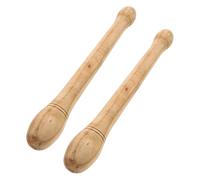 FRCOLOR War Drum Wooden Drumsticks Cowhide Drum Sticks for Percussion Mallet Stick Musical Instrument Accessories Supply for Drumsticks Performance