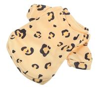 FRCOLOR Warm Dog Clothing Printed Pet Clothes Lovely Creative Design Polyester Winter Coat for Daily Walking Training Puppies Dogs Xl