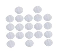 FRCOLOR Washable 6-Layer Organic Cotton Nursing Pads for Mothers, Reusable Breastfeeding Breast Pads with Leak Protection, Soft White Breastfeeding Essentials 20pcs for Maternity Care