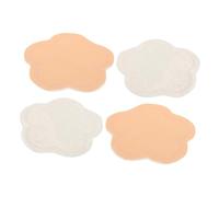 FRCOLOR Washable Nursing Pads 2 Pairs Reusable Breastfeeding Breast Pads Cloth Velvet Material Practical Anti-Overflow Design Keeps Breasts Dry Comfortable for Moms