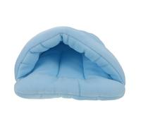 FRCOLOR Washable Thermal Cat Bed House for Kittens and Small Pets Soft Plush Hooded Indoor Hideaway Portable Guinea Pig and Chinchilla Cave Sleeping Sack Travel-friendly Nest
