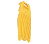 FRCOLOR Washboard PP Material for Laundry Large Yellow with Sturdy Stand and Soap Holder, Antislip Design Enhancing Washing Efficiency for Hand Washing Clothes and Travel Use