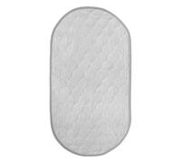 FRCOLOR Water Proof Mat Diaper Changing Pad Waterproof Changing Station Pad Oval Shape Washable Leak Preventing Cotton Polyester TPU Suitable for Nursery and Stroller Use