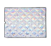 FRCOLOR Waterproof Refrigerator Cover for Outdoor and Indoor Use with Double-sided Design, Insulation Cotton Layer, Polyester and Cotton Material, Suitable for Display Cabinet and Freezer